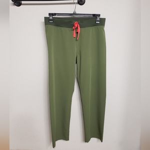 Figs Womens Living Scrub Medium Pants Dark Olive